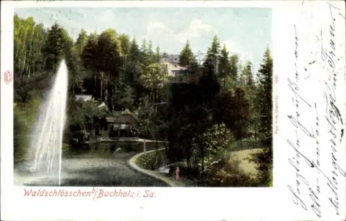 Ak Annaberg Buchholz im Erzgebirge, Waldschlösschen