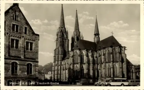 Ak Marburg an der Lahn, Elisabeth Kirche