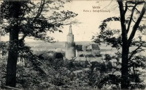 Ak Weida in Thüringen, Schloss Osterburg