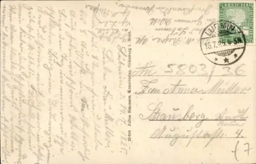 Ak Ostseebad Lubmin in Pommern, Strand