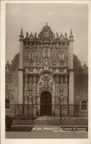 Foto Ak Ciudad de Mexico Mexiko Stadt, Kathedrale, Sagrario