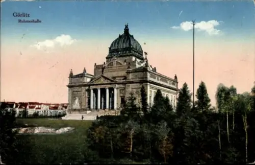Ak Görlitz in der Lausitz, Ruhmeshalle