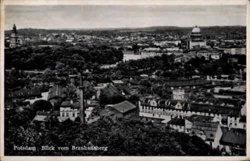 Ak Potsdam Brandenburg, Blick vom Brauhausberg