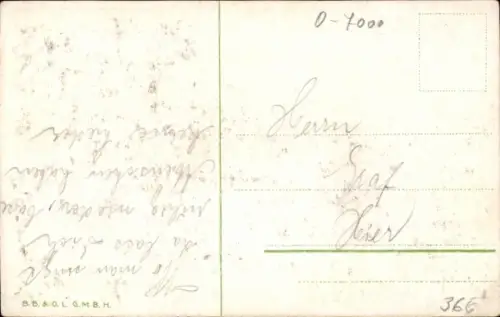 Litho Leutzsch Leipzig in Sachsen, Gastwirtschaft Burgaue, Inh. C. B. Heinecke