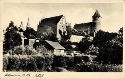 Ak Olsztyn Allenstein Ostpreußen, Schloss