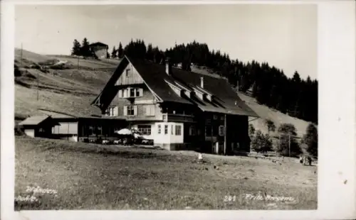 Ak Bregenz am Bodensee Vorarlberg, Alpengaststätte Pfänderdohle