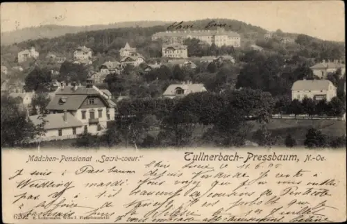 Ak Tullnerbach Niederösterreich, Mädchen-Pensionnat Sacre coeur