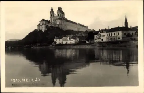 Ak Melk Donau Niederösterreich, Blick auf Stift Melk 