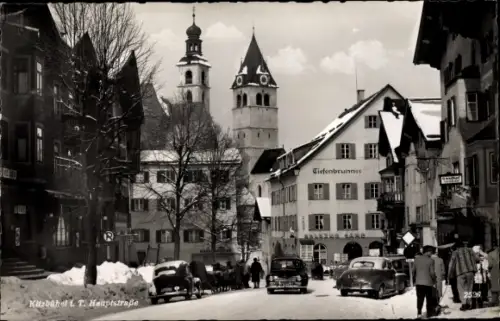 Ak Kitzbühel in Tirol, Hauptstraße, Gasthof, Tiefenbrunner, Goldene Gans