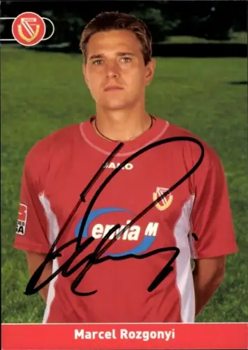 Autogrammkarte Fußballer Marcel Rozgonyi, Energie Cottbus, Autogramm