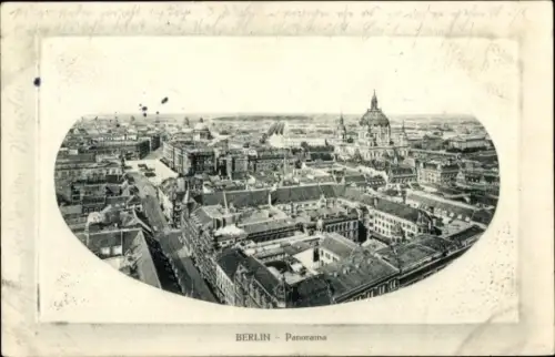 Ak Berlin Mitte, Panorama, Schloss, Dom