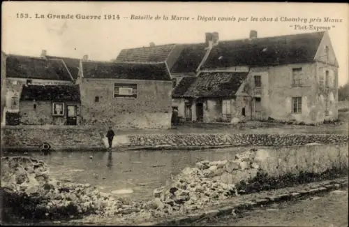Ak Chambry Seine et Marne, Bataille de la Marne, Grande Guerre 1914