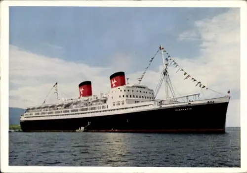 Ak Deutsche Atlantic Line, Hamburg Atlantic Line, SS Hanseatic, Dampfer