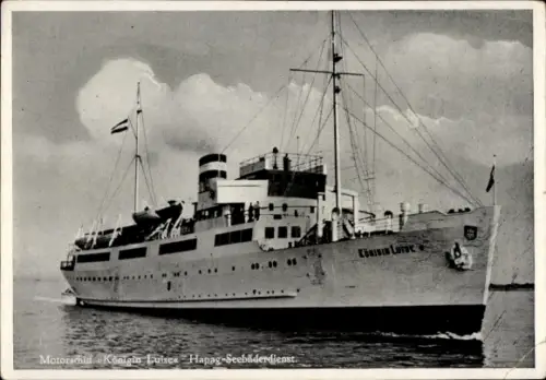 Ak Motorschiff Königin Luise, HAPAG-Seebäderdienst