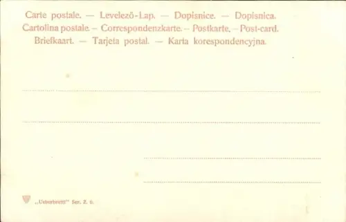 Ak Überbrettl, Junge Frau, Porträt, Kleid