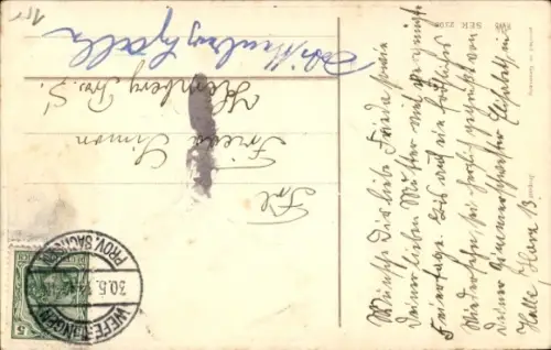 Präge Passepartout Ak Glückwunsch, Pfingsten, Maikäfer