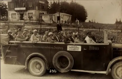 Foto Ak Autobuslinien-Betriebsunternehmung Salzburg, Autobus