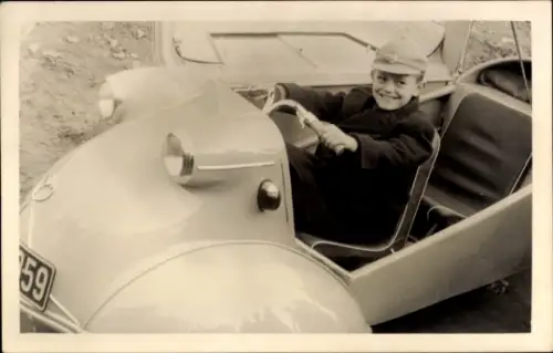 Foto Ak Messerschmitt Kabinenroller, Auto