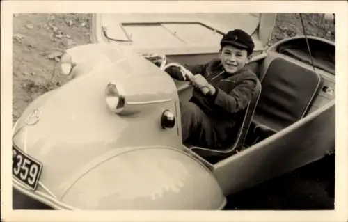 Foto Ak Messerschmitt Kabinenroller, Auto