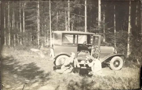 Foto Ak Automobil, Oldtimer