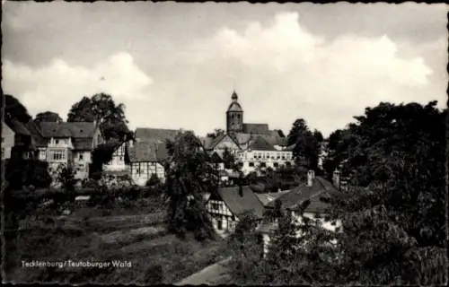 Ak Tecklenburg am Teutoburger Wald Westfalen,  Teutoburger Wald, Stadtansicht, Häuser, Kirche
