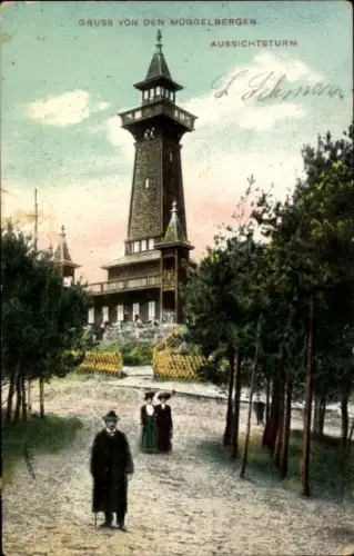 Ak Berlin Köpenick, Aussichtsturm, Müggelberge