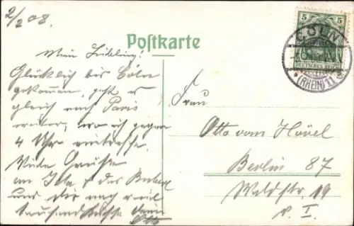 Ak Köln am Rhein, Sachsenring