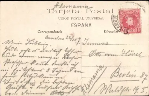 Ak Barcelona Katalonien, Estacion del Funicular Tibidabo