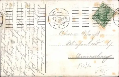 Ak Zeppelin Luftschiff Viktoria Luise