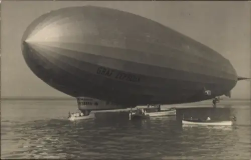 Foto Ak Luftschiff Graf Zeppelin