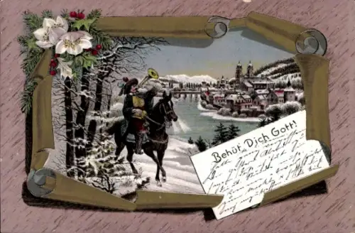 Litho Behüt Dich Gott, Trompeter von Säckingen