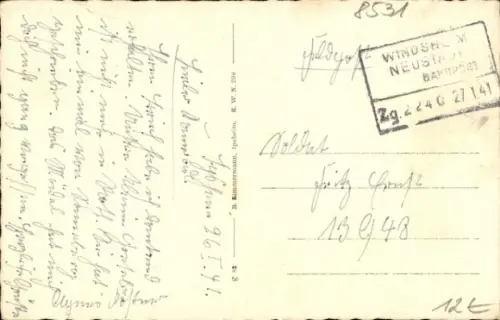 Ak Ipsheim Mittelfranken, Forstamt