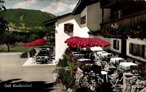 Ak Winkl Fischbachau in Oberbayern, Café Winklstüberl, Inh. Sepp und Thekla Mairhofer