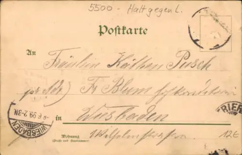 Halt gegen das Licht Ak Trier an der Mosel, Porta Nigra