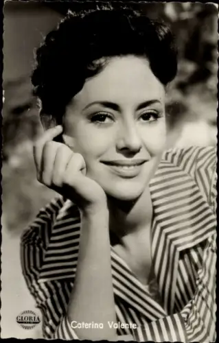 Ak Sängerin Caterina Valente, Porträt, Film Das einfache Mädchen