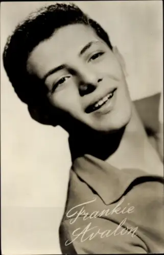 Ak Schauspieler Frankie Avalon, Porträt