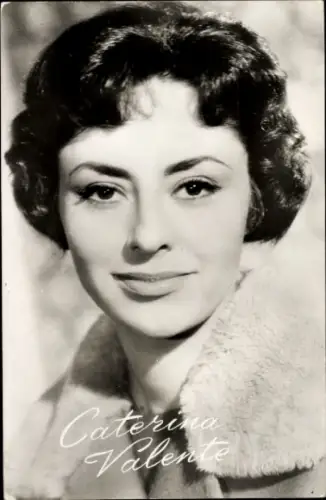 Ak Sängerin Caterina Valente,