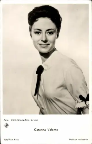 Ak Schauspielerin Caterina Valente, Portrait, Film Das einfache Mädchen