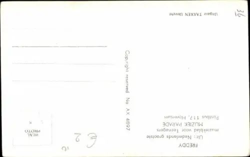 Ak Sänger Freddy Quinn, Porträt