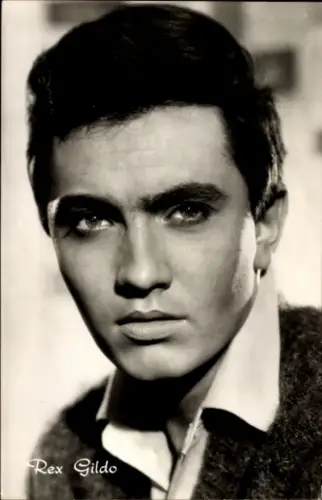 Ak Sänger Rex Gildo, Porträt