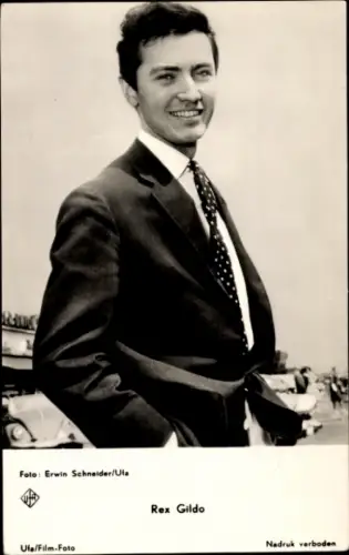 Ak Sänger Rex Gildo, Porträt