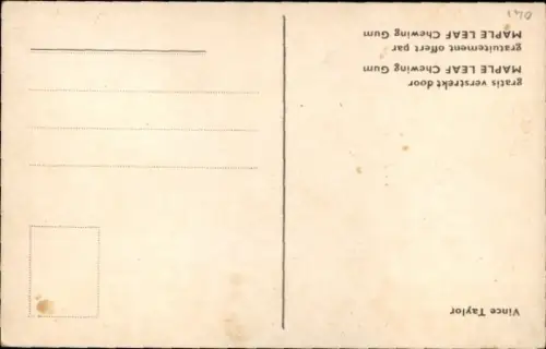 Ak Musiker Vince Taylor, Porträt