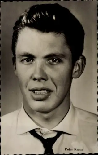 Ak Schauspieler und Sänger Peter Kraus, Portrait, Wenn die Conny mit dem Peter