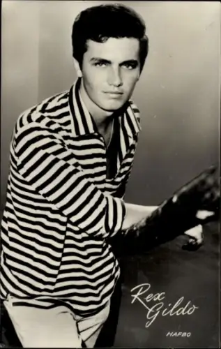 Ak Sänger Rex Gildo, Porträt