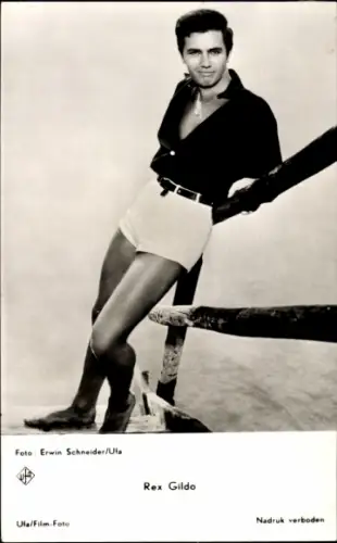 Ak Sänger Rex Gildo, Porträt