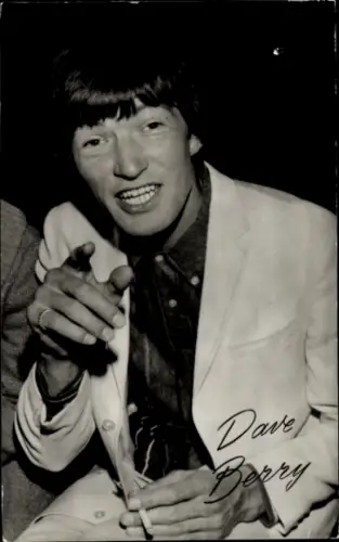 Ak Sänger Dave Berry, Porträt
