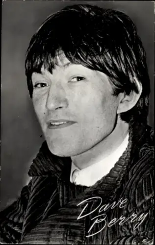 Ak Sänger Dave Berry, Porträt
