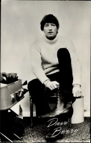Ak Sänger Dave Berry, Porträt