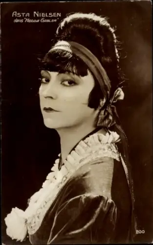 Ak Schauspielerin Asta Nielsen, Hedda Gabler