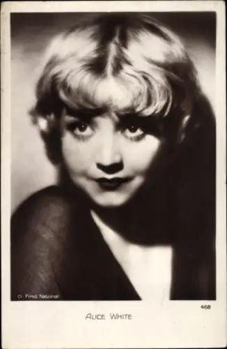 Ak Schauspielerin Alice White, Porträt